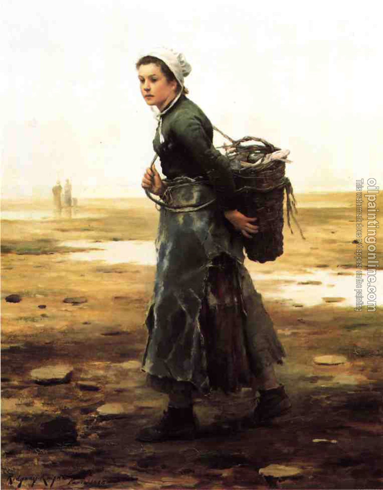 Daniel Ridgway Knight - The Oyster Gatherer